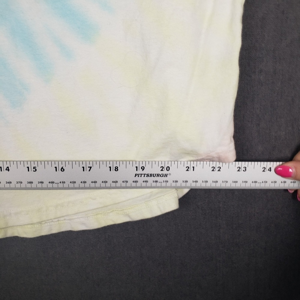 Spirit Jersey Top Womens XL Tie Dye Pink Yellow Blue‎ Cotton - Picture 6 of 9
